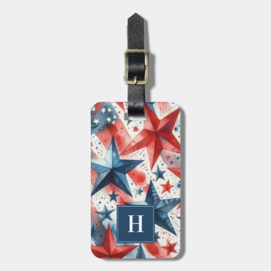 愛国的な荷物タグ ラゲッジタグ (正面縦)