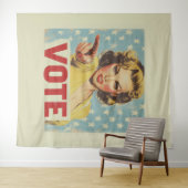 愛国的な行動の呼びかけ:投票しよう! タペストリー (インサイチュ(横))