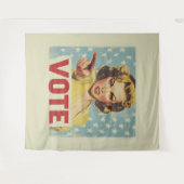 愛国的な行動の呼びかけ:投票しよう! タペストリー (正面(横))