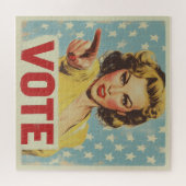 愛国的な行動の呼び掛け：投票！ ジグソーパズル (横)