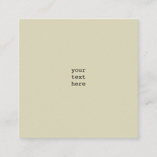 愛国的な行動の呼び掛け:投票! スクエア名刺 (裏面)