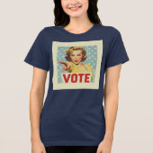 愛国的な行動の呼び掛け:投票! トライブレンドTシャツ (正面)
