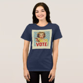 愛国的な行動の呼び掛け:投票! トライブレンドTシャツ (正面全面)