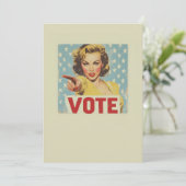 愛国的な行動の呼び掛け：投票！ 招待状 (スタンド正面)