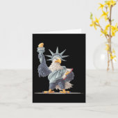 愛国的な衣類のための美しいアメリカの自由の女神コスチューム ロ カード (黄色い花)