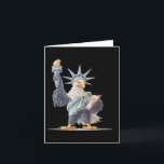 愛国的な衣類のための美しいアメリカの自由の女神コスチューム ロ カード<br><div class="desc">愛国的な衣類の愛好家のための美しいアメリカの自由の女神コスチューム</div>