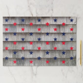 愛国的な赤い海軍の青い星の素朴な屋根板 ペーパーパッド (インサイチュ)