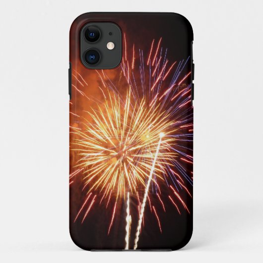 愛国的な赤と白と青の花火 I Case-Mate iPhoneケース (裏面)