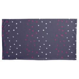 愛国的な赤と青のスイスの十字記号 枕カバー