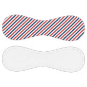 愛国的な赤と青のストライプ ソフトボール (パネル)