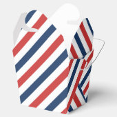 愛国的な赤と青のストライプ フェイバーボックス (オープン)