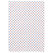 愛国的な赤と青の星を白に