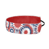 愛国的な赤と青の花火 アスレチックヘッドバンド (右)