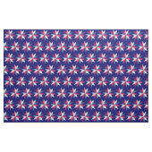 愛国的な赤白と青の星の織物 ファブリック (ヤード)