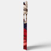 愛国的な赤白青のアメリカの花 Case-Mate iPhoneケース (裏面 / 右)