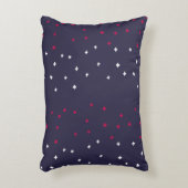 愛国的な赤白青のスイスクロスプラス記号 アクセントクッション (正面(垂直))