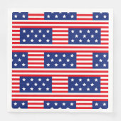 愛国的な赤白青の星条旗 (正面)