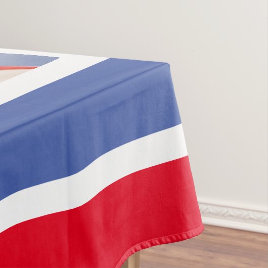 愛国的な赤白青の7月4日 テーブルクロス (インサイチュ)