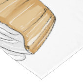 愛国的な赤白青カップケーキ国旗の星 テーブルクロス (アングル)