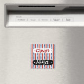 愛国的な赤白青スターとストライプの自由 マグネット (インサイチュ (食洗機))