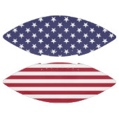 愛国的な赤白青スターとストライプ国旗 アメリカンフットボール (パネル)