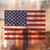 愛国的な赤白青スターとストライプ国旗 ウィンドウサイン (シート2)