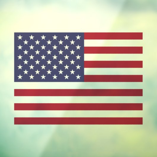 愛国的な赤白青スターとストライプ国旗 ウィンドウサイン (シート3)