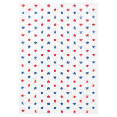 愛国的な赤白青スターアメリカンホリデー テーブルクロス (正面)