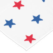 愛国的な赤白青スターアメリカンホリデー テーブルクロス (アングル)