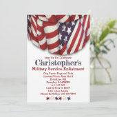 愛国的な赤白青スターズサービスの参加 招待状 (スタンド正面)