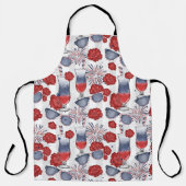 愛国的な赤白青フェスティバル項目 エプロン (正面)