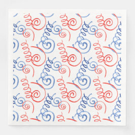 愛国的な赤白青巻き流し