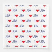 愛国的な赤白青私はアメリカが好きパターン (正面)