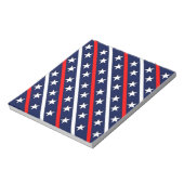 愛国的な赤白青 ノートパッド (回転)