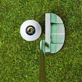 愛国的な赤、白と青のハゲのワシ ゴルフボール