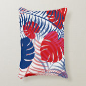 愛国的な赤、白、青のアクセント枕 アクセントクッション (正面(垂直))