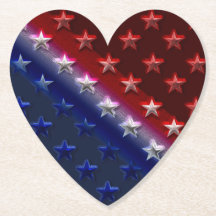 愛国的な赤、白、青の星と縞