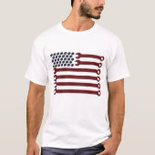 愛国的な軍人パパ Tシャツ (正面)