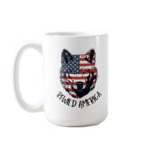 愛国的な野生型アメリカオオカミ