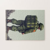 愛国的な隠し絵モザイクアクティビティゲーム ジグソーパズル (横)