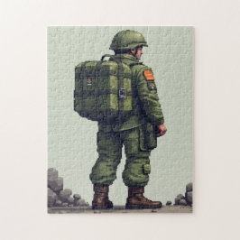 愛国的な隠し絵モザイクアクティビティゲーム ジグソーパズル