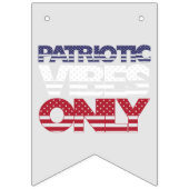 愛国的な雰囲気のみ星とストライプUSA おもしろい バンティングフラッグ (第1の旗)