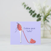 愛国的な靴 ポストカード (スタンド正面)