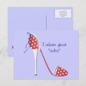 愛国的な靴 ポストカード (正面/裏面)