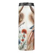 愛国的な高地の牛の喜び タンブラー (裏面)