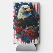 愛国的な鷹 スリム缶クーラー (裏面)