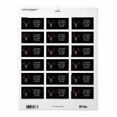 愛国的な鹿狩りスカル ラベル (フルシート)