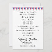 愛国的なＢＢＱ 招待状 (裏面)