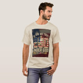 愛国的な250周年記念デザイン Tシャツ (正面フル)