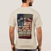 愛国的な250周年記念デザイン Tシャツ (裏面)